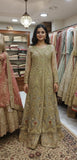 Shahnama: Royal Gold Zardozi Bridal Gown