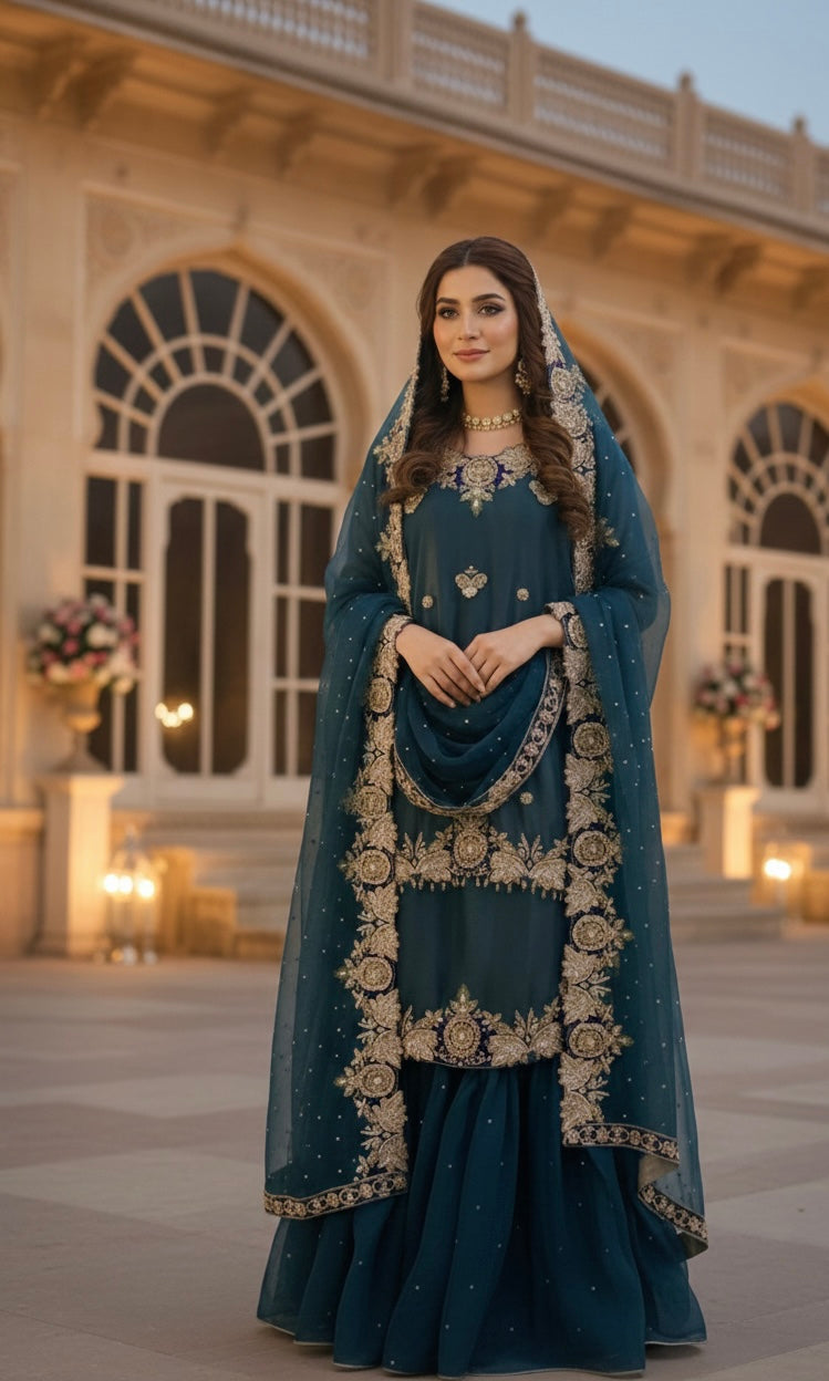 Party Wear Shalwar Kamez