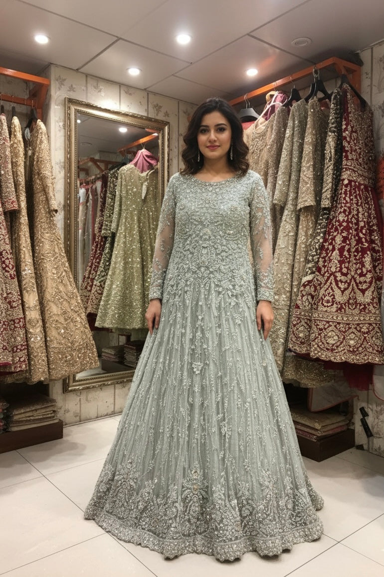 Frozen Fantasy Blue Maxi