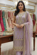 Falak: The Embellished Lilac Formal Ensemble
