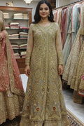 Shahnama: Royal Gold Zardozi Bridal Gown
